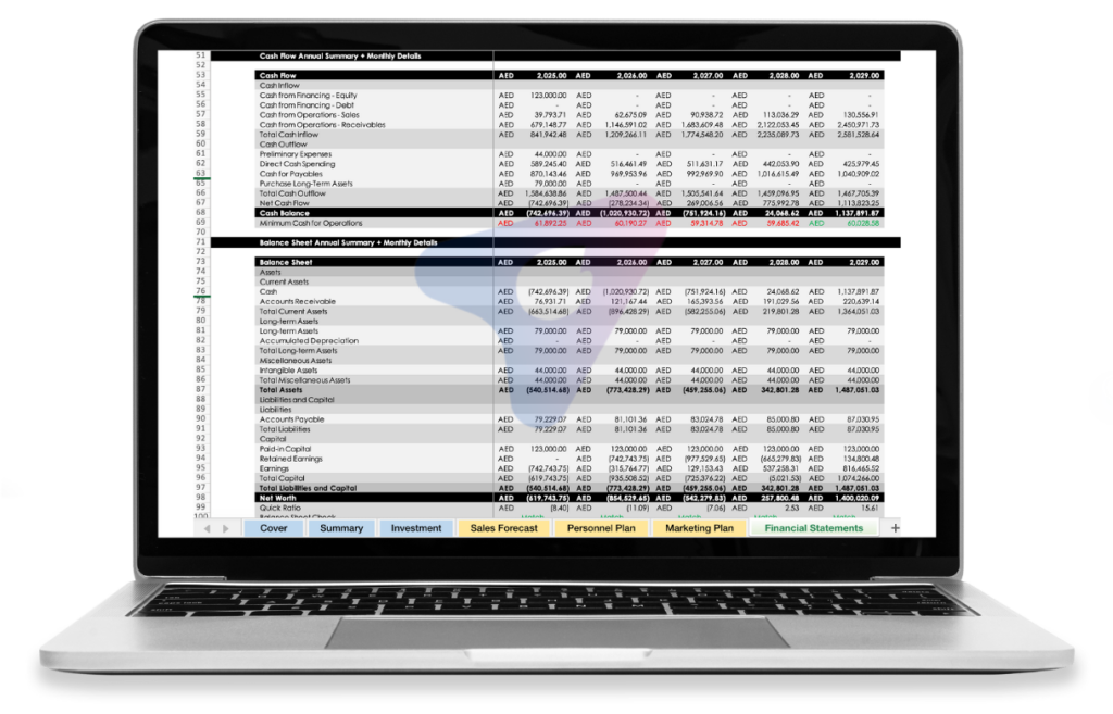 Financial Model UAE