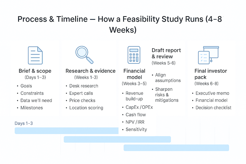 Feasibility Study Process and Deliverables