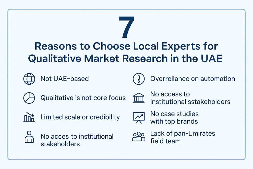 Why choose local firm for qualitative market research UAE KSA GCC
