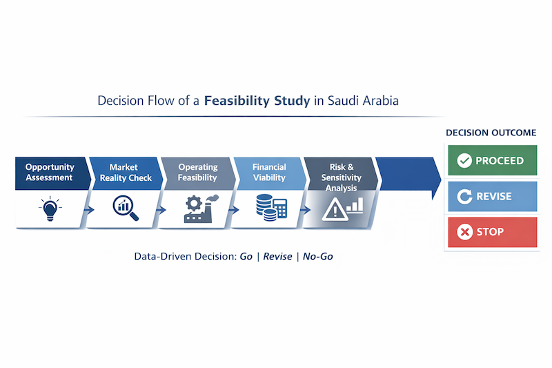 Feasibility Study Riyadh, Jedda, Dammam, Saudi Arabia, KSA