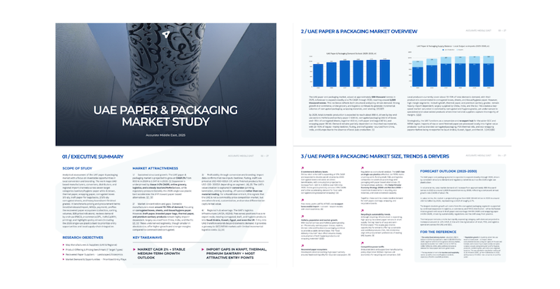 Paper & Packaging Manufacturing Feasibility Study in the UAE